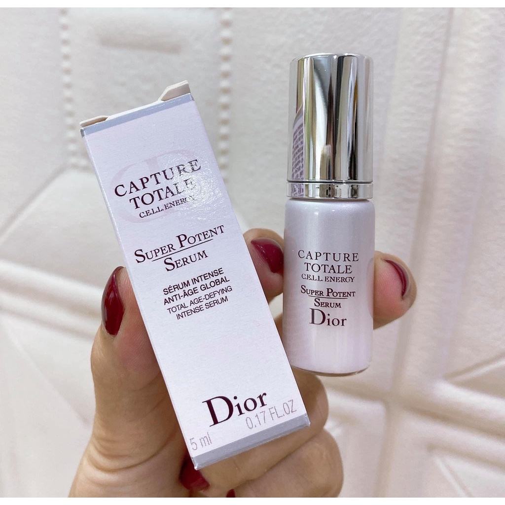 Tinh chất Diior Capture Totale Cell Energy Super Potent tế bào gốc trẻ hoá da 5ml