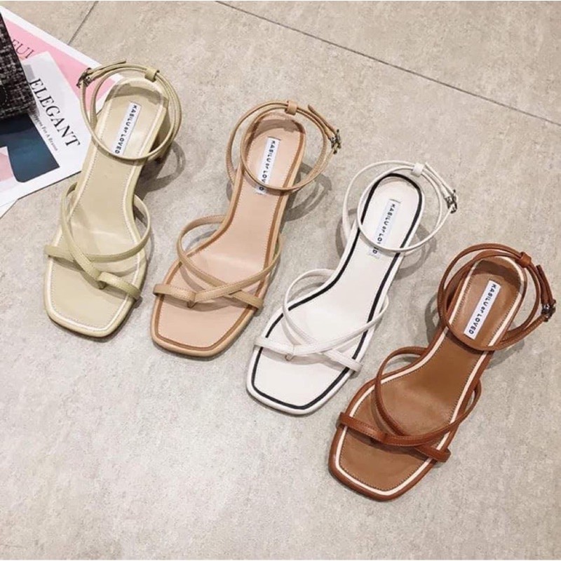 {TRẢ ORDER} Sandal gót vuông 5cm cực xinh