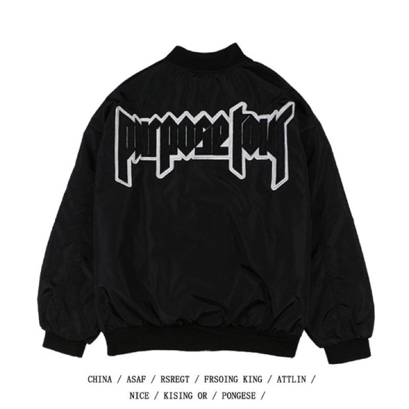 ⚡️⚡️ Áo Khoác PURPOSE TOUR /Áo Bomber PURPOSE TOUR