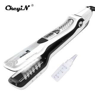 Dụng Cụ Duỗi Tóc Bằng Hơi Nước CkeyiN Có Màn Hình LCD Cao Cấp