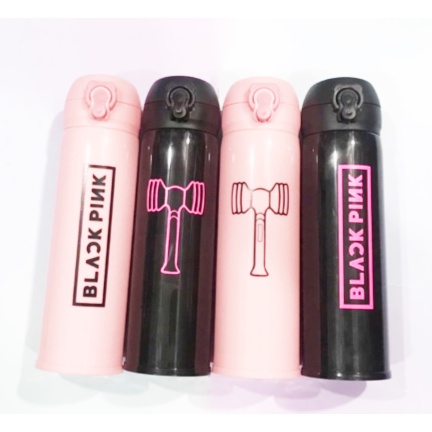bình nước 2 lớp blackpink B2DC15 dễ thương cute hoạt hình 400-500ml