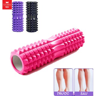 Con lăn tập bụng foam roller massage hình trăng bán nguyệt tác dụng sâu ống dãn cơ tập gym yoga thể hình