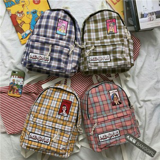 Balo Vải Caro Ulzzang Hàn Quốc BL10