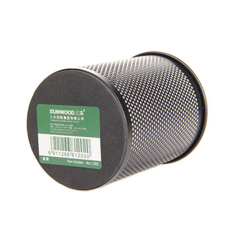 Cắm b&uacute;t] Cốc cắm b&uacute;t tr&ograve;n hợp kim lưới SunWood 1202 | Shopee Việt Nam