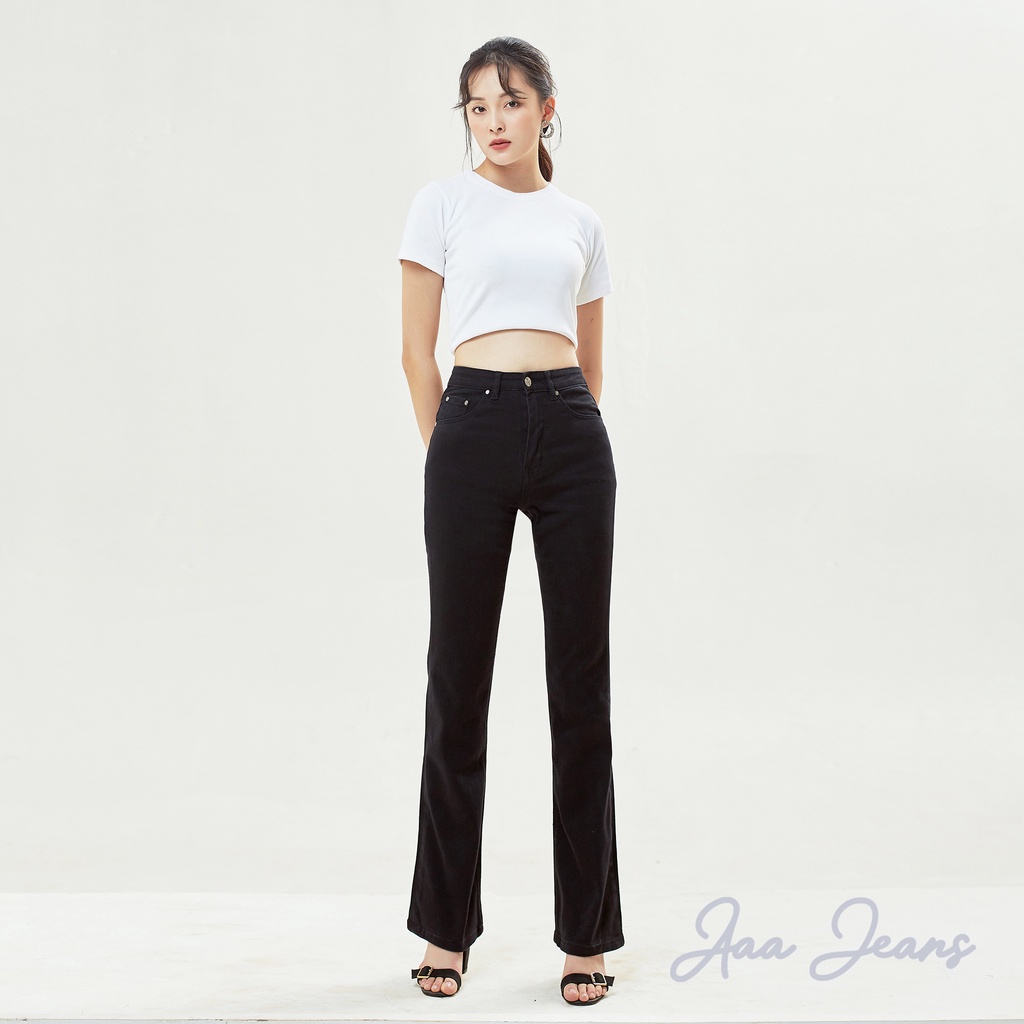 Quần Jean Nữ Ống Loe Lưng Cao Aaa Jeans