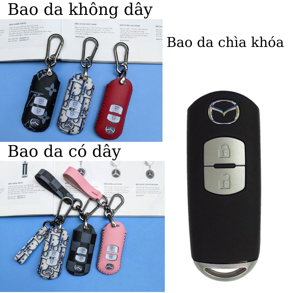 Bao Da Chìa Khóa cx5-mazda2-mazda6,Bọc Chìa Khóa cx5-mazda2-mazda6 ( MM2  MÓC D )