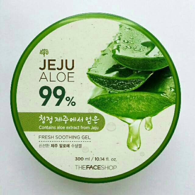 (Hàng Mới Về) Gel Lô Hội Nguyên Chất The Face Shop Jeju 99% 300ml