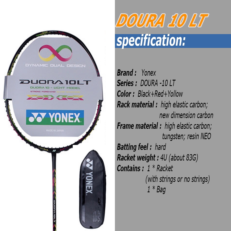 Vợt Cầu Lông Yonex Doura 10lcw/Lt Phiên Bản Giới Hạn Chất Lượng Cao