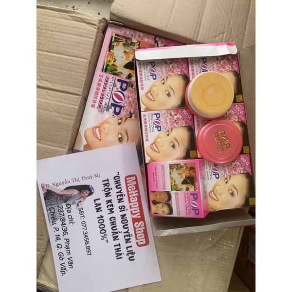 Kem trắng da pop đại