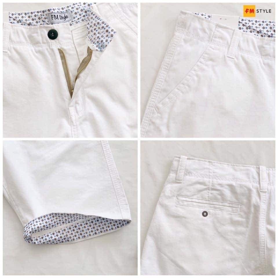 Quần short nam kaki FM Style 7 màu trẻ trung năng động thun cotton co giãn 4 chiều 211128128
