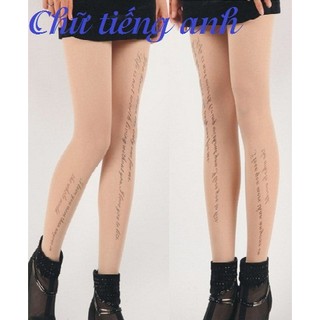 Combo 3 đôi vớ quần hình xăm ĐEN