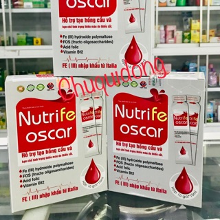 SẮT NƯỚC cho bà BẦU và những đối tượng thiếu sắt NUTRIFE OSCAR hộp 16 ống