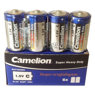 Hộp 12 Viên Pin Trung Size C Camelion 1.5V