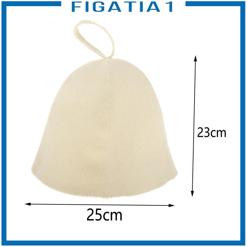 [figatia1] Nỉ Len Đơn Giản. Mũ Tắm Cho Xông Hơi, Tắm, Tắm, Mũ Tắm, Mũ Nga, Thêu Hình