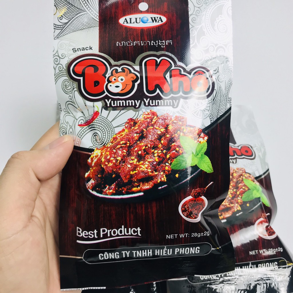 [Mã GROXUAN1 giảm 8% đơn 150K] Bò khô Yummy 100g đồ ăn vặt siêu ngon - đồ ăn vặt Hà My | BigBuy360 - bigbuy360.vn