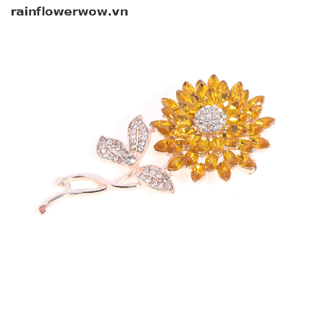 1 Ghim Cài Áo Hình Hoa Hướng Dương Thời Trang Dành Cho Nam Và Nữ