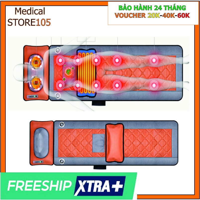 Đệm Massage, Nệm Massa Toàn Thân BM N78