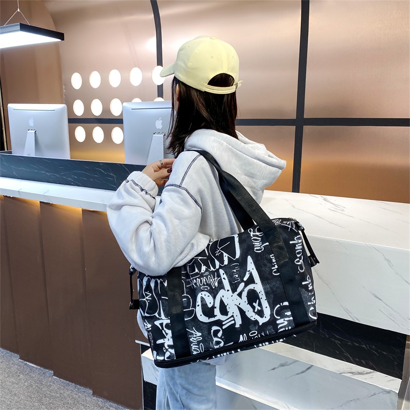 IELGY Túi Đeo Vai Chống Thấm Nước Có Ngăn Đựng Đồ Ướt Và Khô Thời Trang Cho Nữ Tập Thể Hình