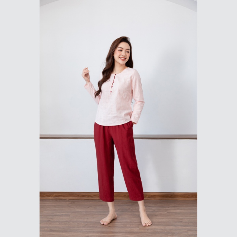 [Mã BMBAU50 giảm 7% đơn 99K] Đồ bộ ngủ mặc nhà nữ cao cấp Freedy-BD1205