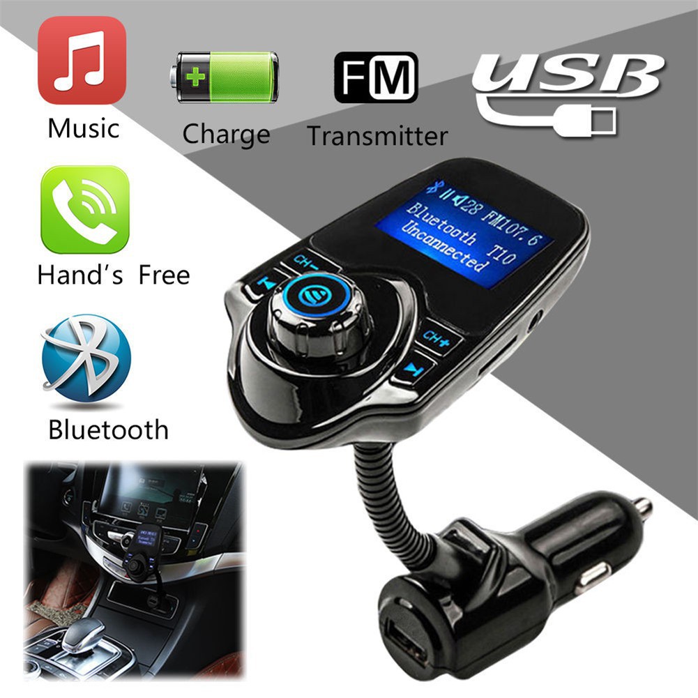Tẩu kết nối bluetooth trên ô tô tích hợp FM MP3 5V 2.1A
