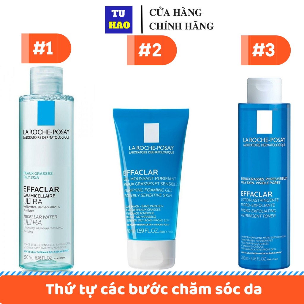 Nước tẩy trang cho da nhạy cảm La Roche-Posay Micellar Water Ultra Sensitive Skin 400ml