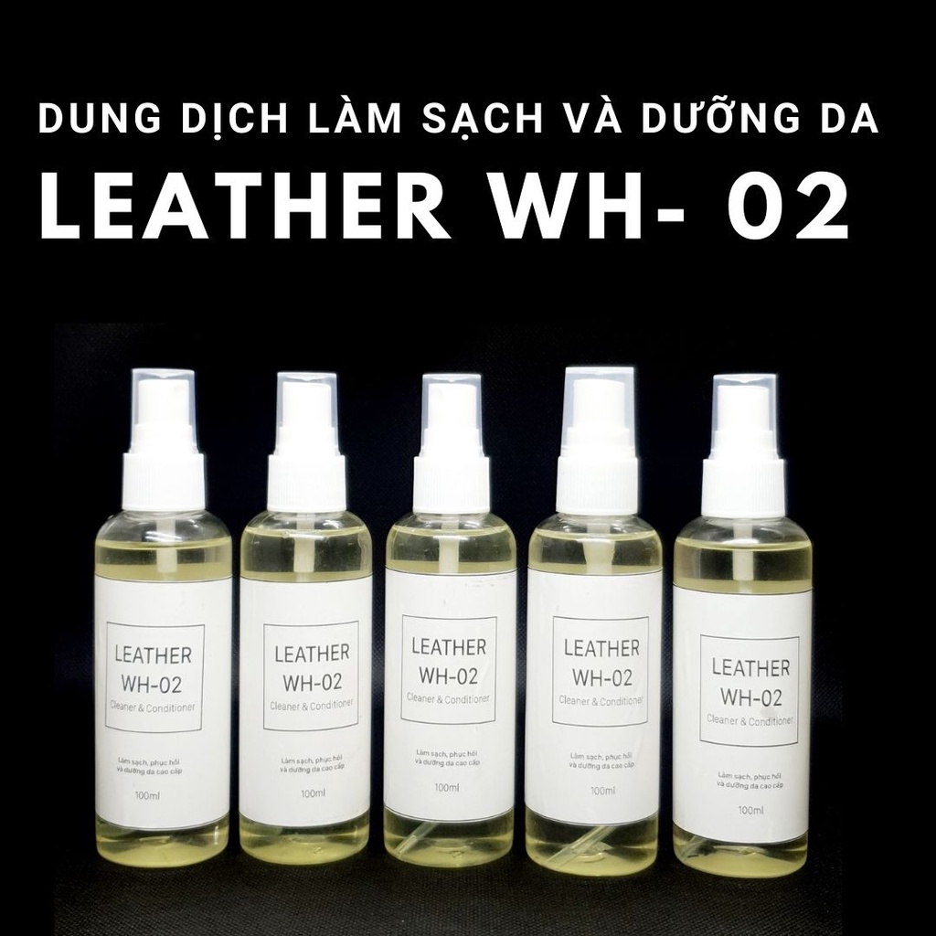 Chai vệ sinh làm sạch đồ da dung dịch vệ sinh đồ da làm sạch làm bóng dưỡng đồ da chai vệ sinh đồ da