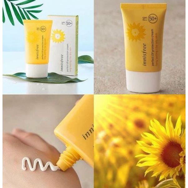 Kem Chống Nắng Innisfree Perfect UV Protection Cream Triple Care SPF 50+ 50ml