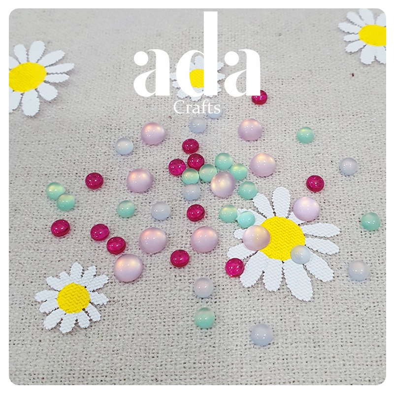 Mắt Ngọc  Màu Dán Búp Bê - 1- Đá Giọt Sương - ada.crafts