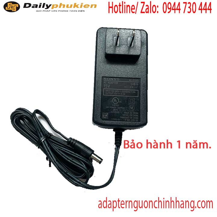 Sạc loa Sony 15v 2.5a