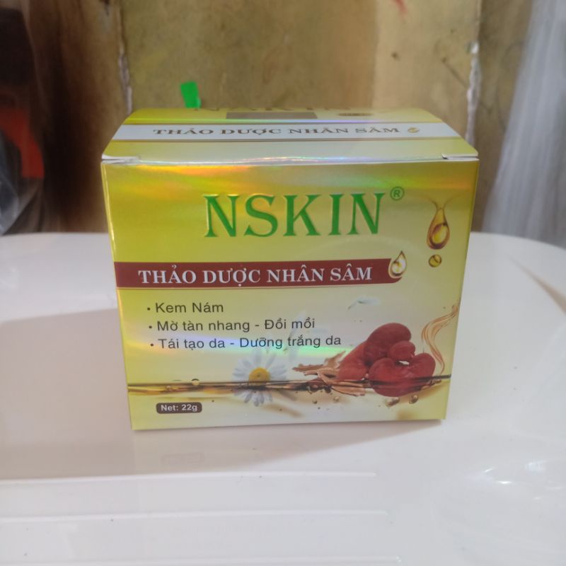 Kem nám ,tàn nhang, trắng da Nskin ,22g