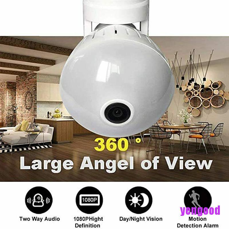 Camera ẩn hình bóng đèn xoay 360 độ 1080P HD
 | BigBuy360 - bigbuy360.vn