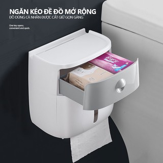 HỘP ĐỰNG GIẤY VỆ SINH 2 NGĂN ECOCO 9233