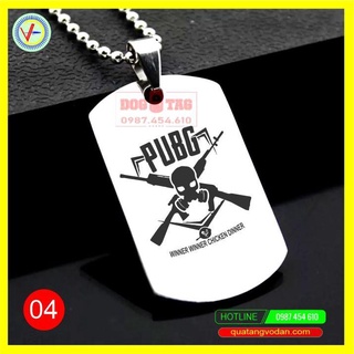 Thẻ bài Dogtag gamer PUBG