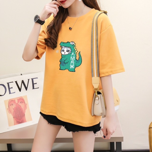 Áo tay nỡ  mèo dáng suông
