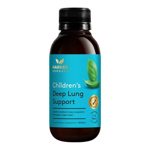 Siro đẩy đờm Harker Herbals Deep Lung Support cho bé