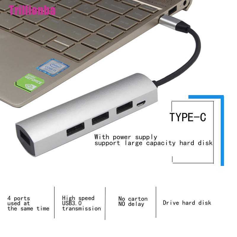Bộ Chia Cổng Usb 3.0 3.1 1 Drives 4