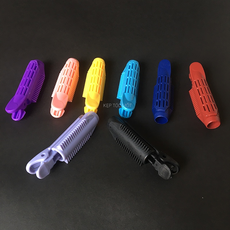 [8 màu sẫm] Kẹp làm phồng chân tóc, lô cuốn phồng tóc 2 bên giá siêu tốt sale KepTocMot LC7-24