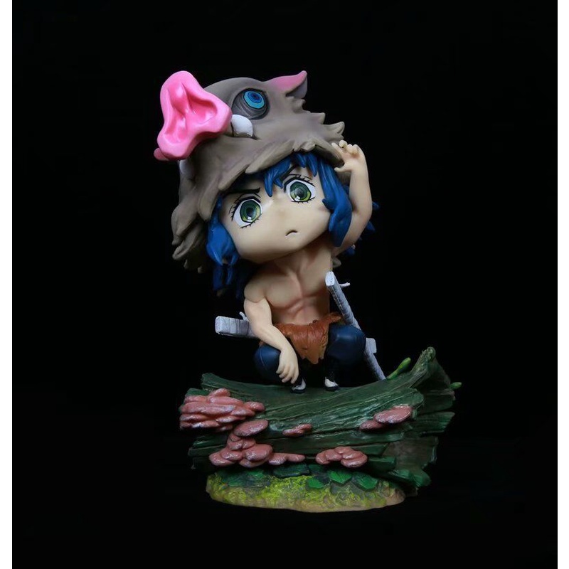 Mô Hình Đồ Chơi Nhân Vật Kamado Tanjirou Trong Demon Slayer SD scene Kimetsu No Yaiba 18Cm