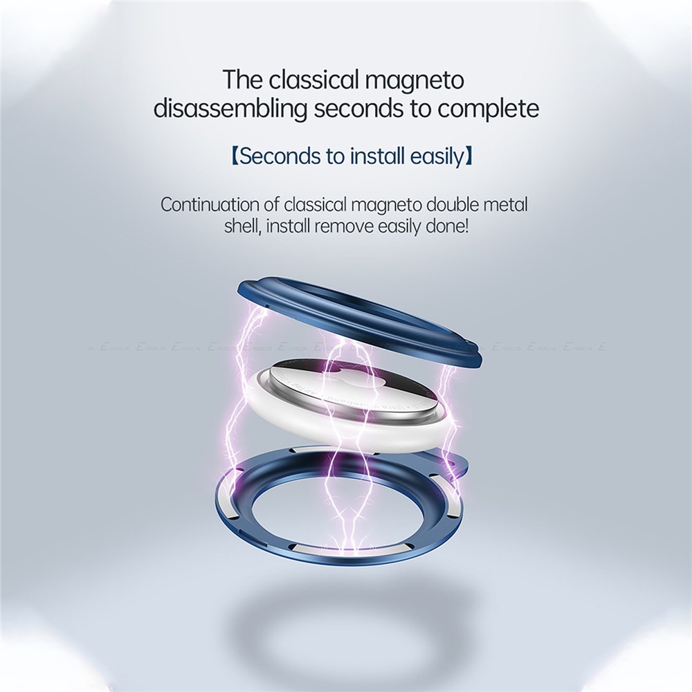 Vỏ Bảo Vệ Bằng Kim Loại Có Film Dán Hydrogel Cho Apple Airtag