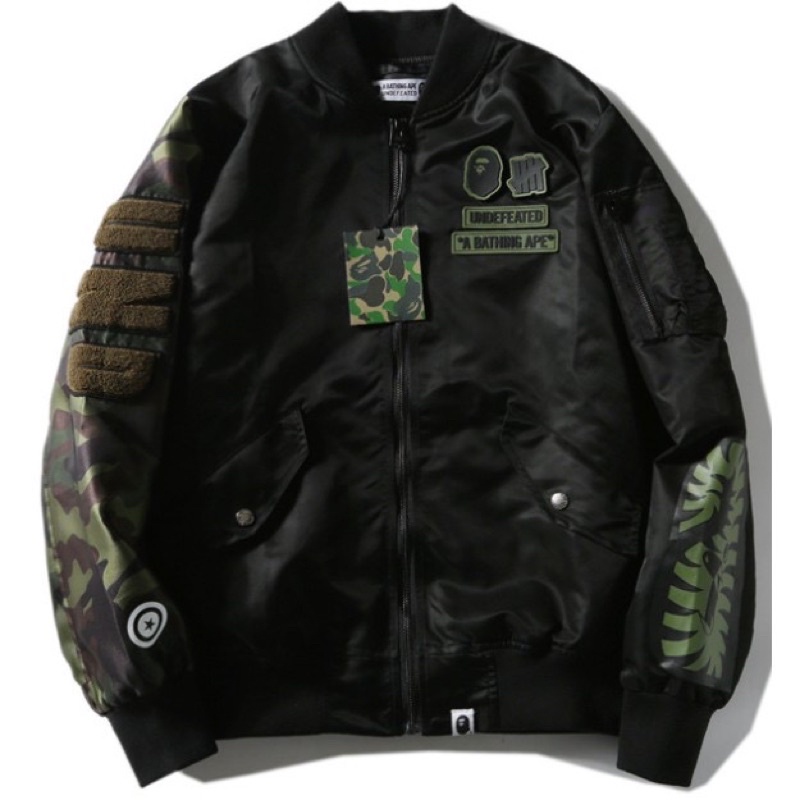 Áo bomber Bape Underfeated