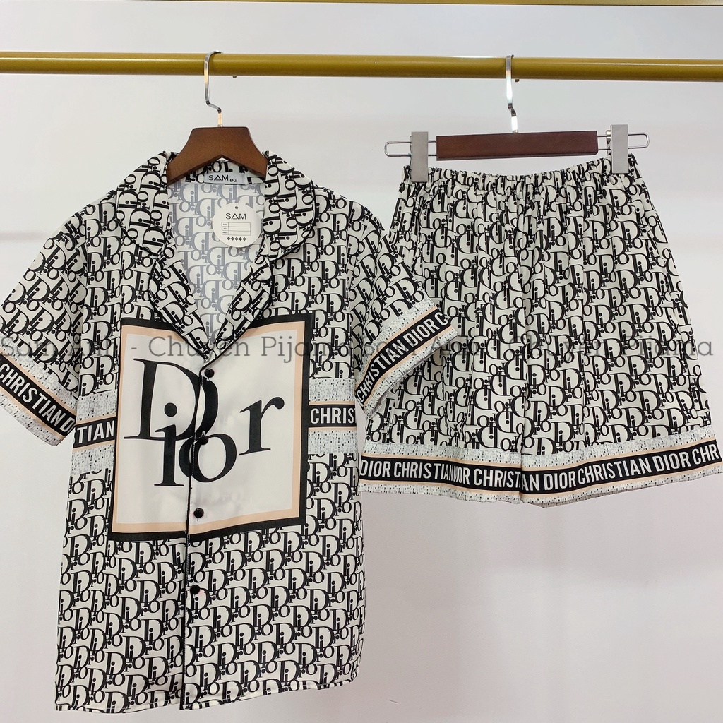 BỘ NGỦ Pijama Lụa Mango TK Đì Or Quần Cộc Mác Sam