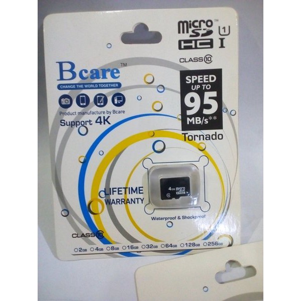 THẺ NHỎ MICRO SD BCARE 4GB VÀ 8GB