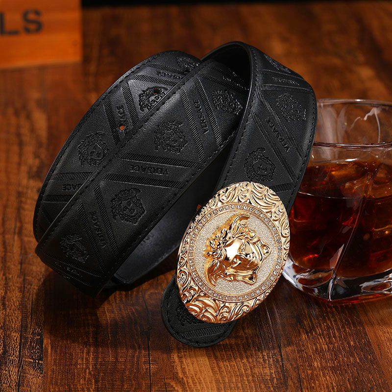 Thắt Lưng Versace Bằng Da Thuộc Thời Trang Dành Cho Nam