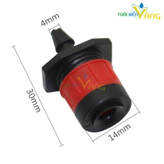 Béc tưới nhỏ giọt, phun mưa toả tròn 360 độ- Bộ 20 béc