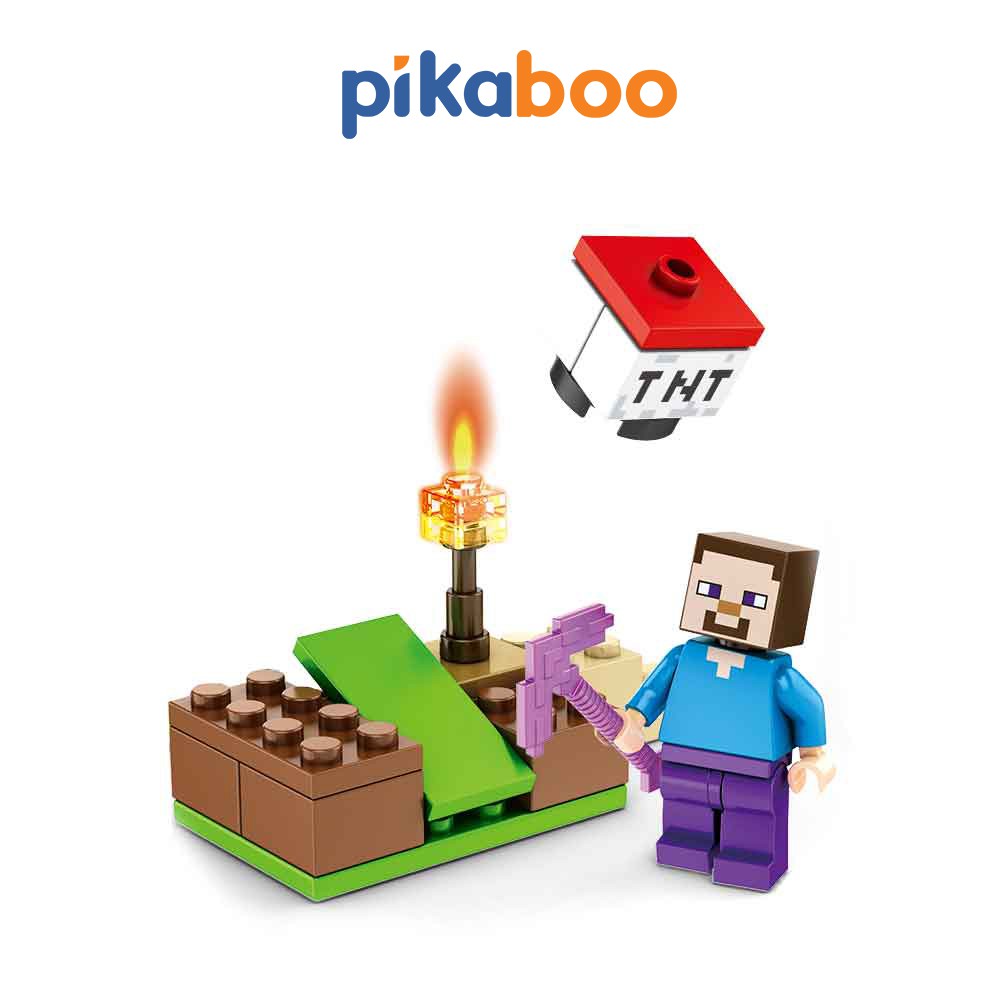 Đồ chơi xếp hình cho bé my world Pikaboo cao cấp được làm từ nhựa ABS cao cấp an toàn cho trẻ em