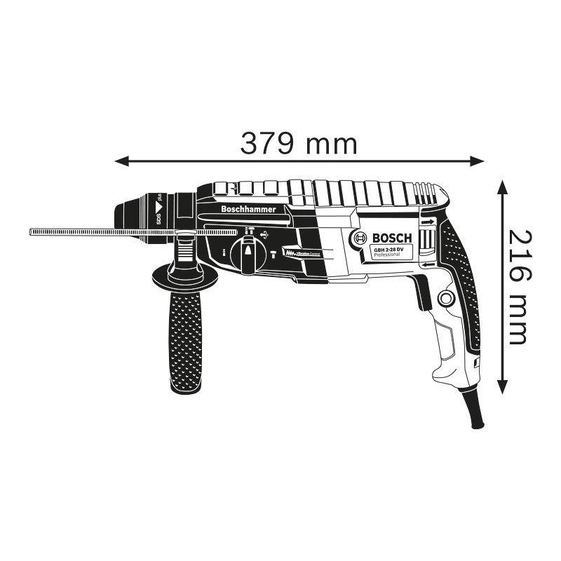 Máy khoan búa Bosch GBH 2-28 DV