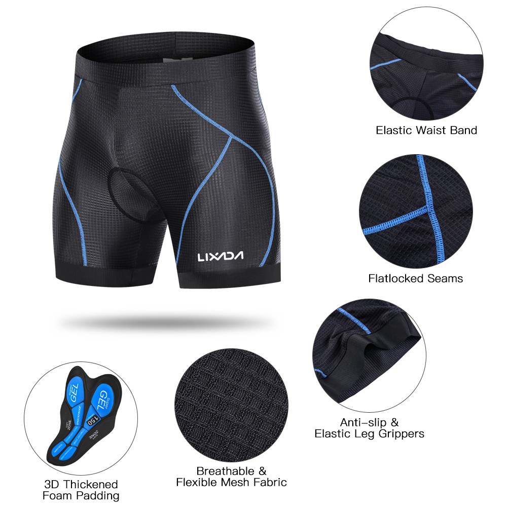 Quần Short Chạy Xe Đạp LIXADA Chống Trượt Lót Đệm 3d Cho Nam