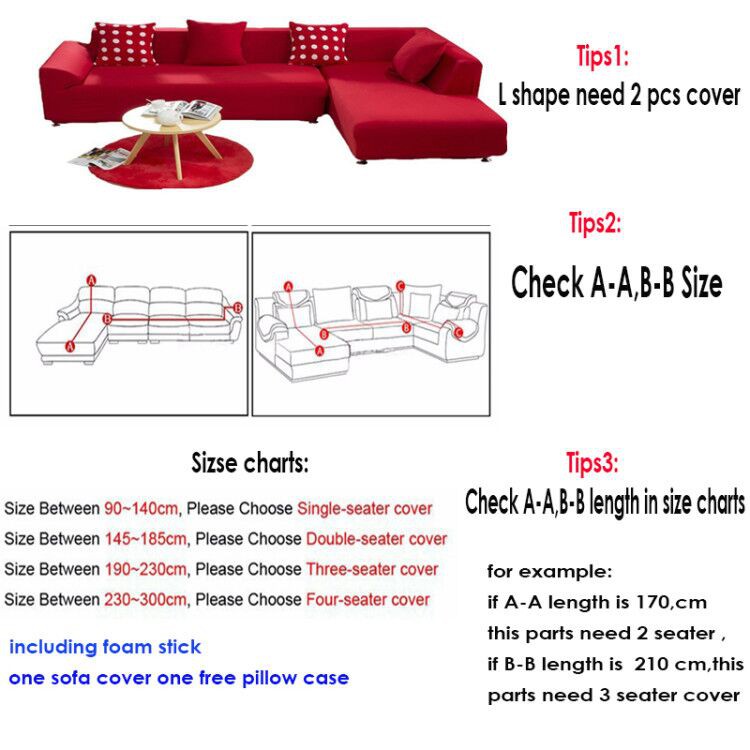 Vỏ bọc ghế sofa chống trượt thời trang đa dạng tùy chọn mẫu họa tiết và kích cỡ