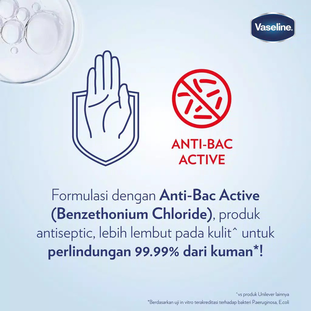 (Hàng Mới Về) Kem Dưỡng Da Tay Vaseline 50ml 99.99% Khử Trùng Và Virus