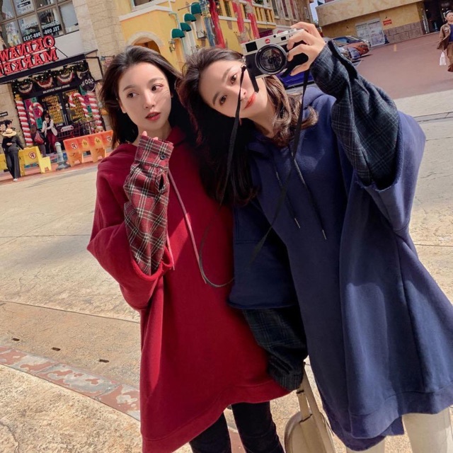 Váy nỉ Ullzang sơ mi / mina’s house